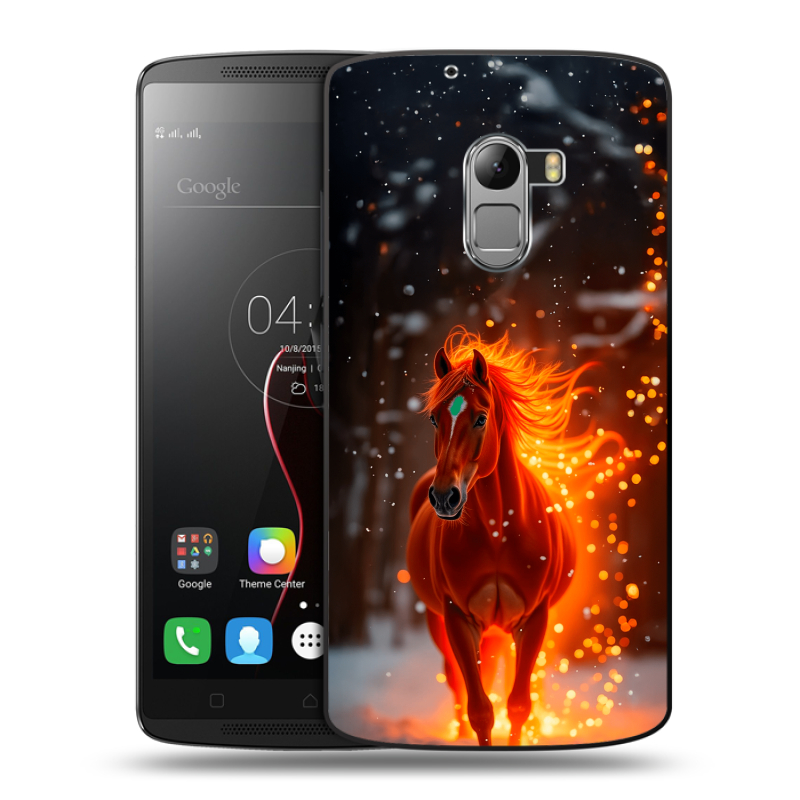 Пластиковый чехол на Lenovo A7010 с принтом Новый год Пластиковый чехол на Lenovo A7010 с принтом Новый год