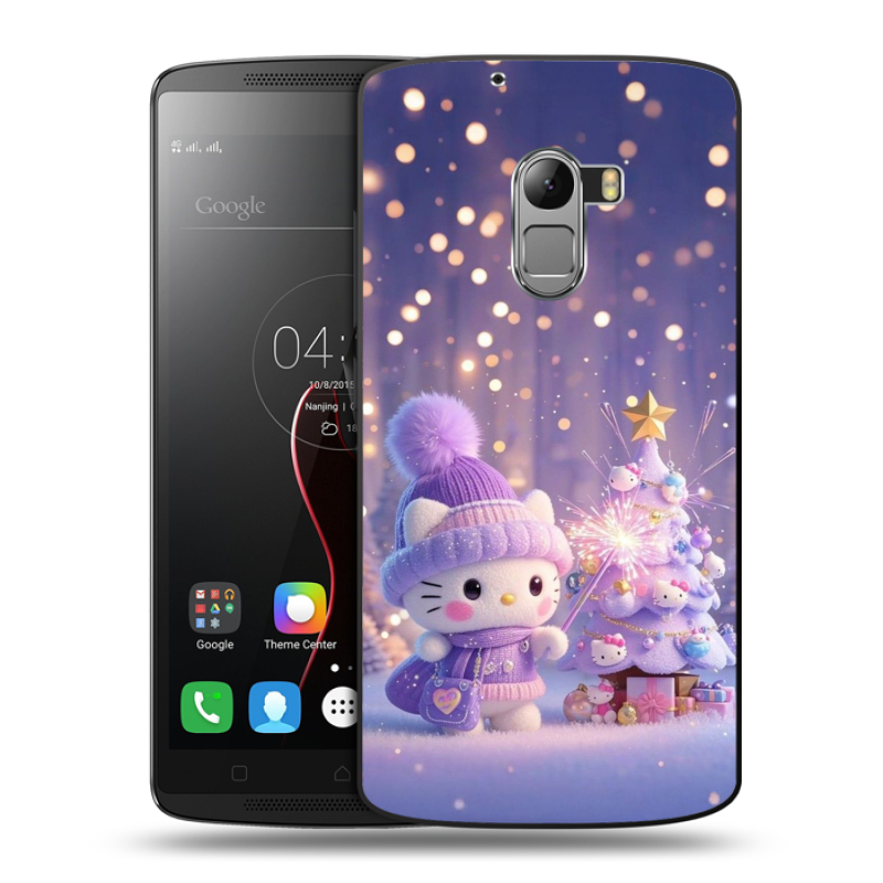 Пластиковый чехол на Lenovo A7010 с принтом Новый год Пластиковый чехол на Lenovo A7010 с принтом Новый год