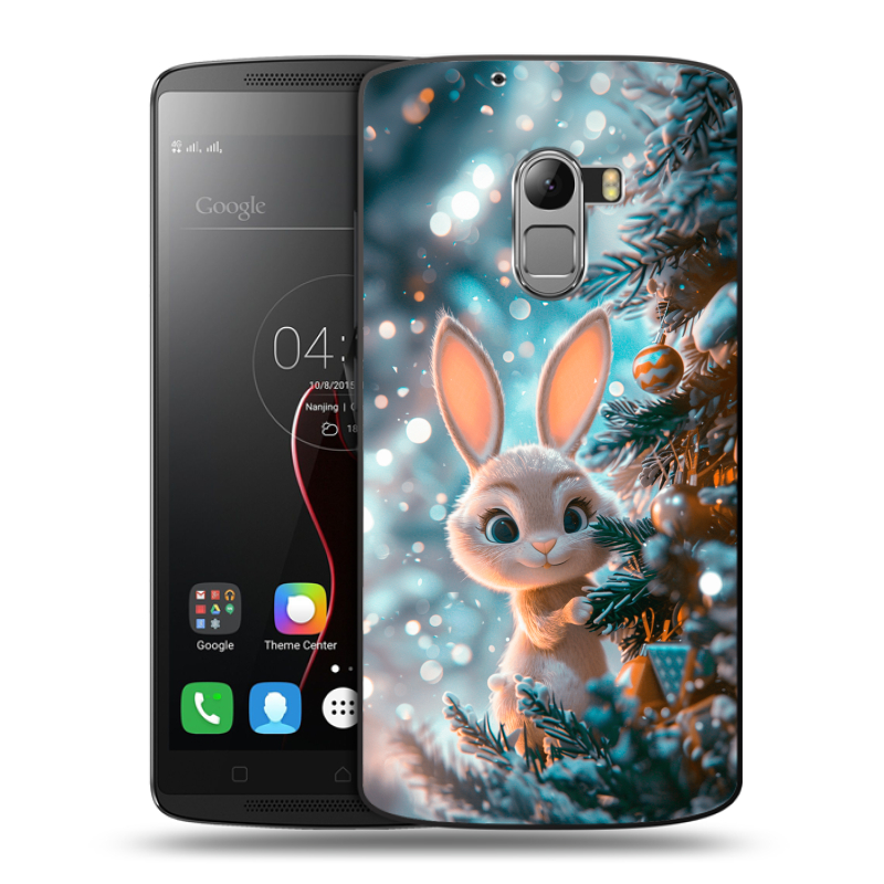 Пластиковый чехол на Lenovo A7010 с принтом Новый год Пластиковый чехол на Lenovo A7010 с принтом Новый год