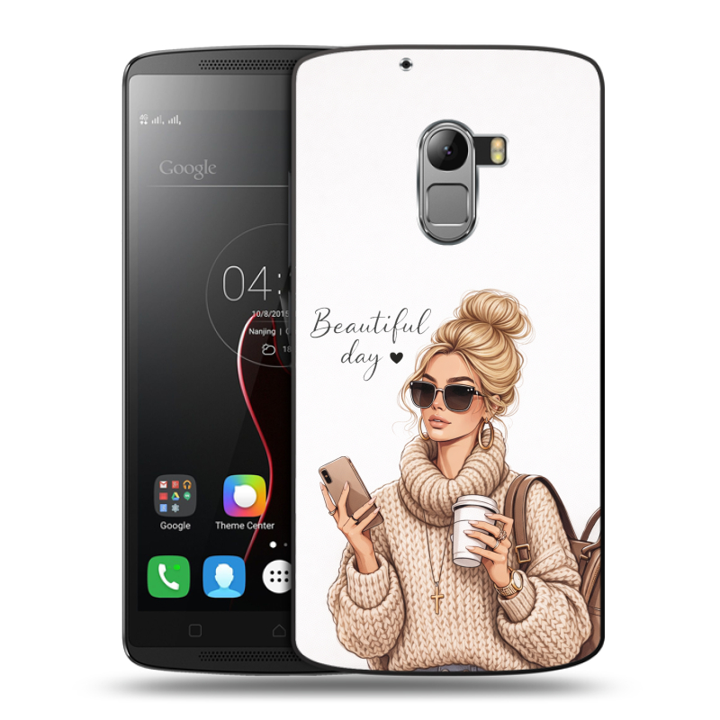 Силиконовый чехол на Lenovo A7010 с принтом женский Силиконовый чехол на Lenovo A7010 с принтом женский