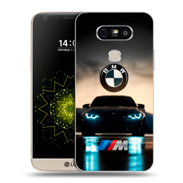 Пластиковый чехол на LG G5 с принтом БМВ BMW Пластиковый чехол на LG G5 с принтом БМВ BMW