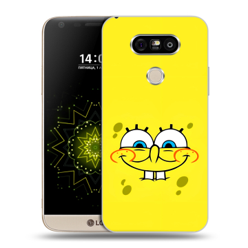 Пластиковый чехол на LG G5 с принтом спанчбоб спанч боб Пластиковый чехол на LG G5 с принтом спанчбоб спанч боб