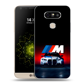 Пластиковый чехол на LG G5 с принтом БМВ BMW Пластиковый чехол на LG G5 с принтом БМВ BMW