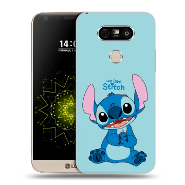 Пластиковый чехол на LG G5 с принтом Лило и Стич Пластиковый чехол на LG G5 с принтом Лило и Стич