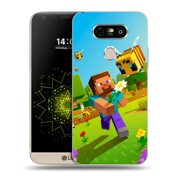 Пластиковый чехол на LG G5 с принтом Майнкрафт Minecraft Пластиковый чехол на LG G5 с принтом Майнкрафт Minecraft