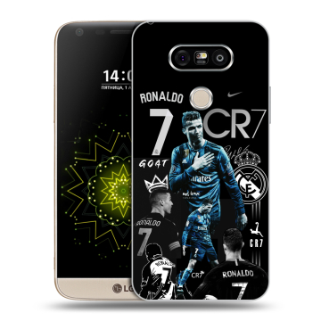 Пластиковый чехол на LG G5 с принтом Реал Роналдо Пластиковый чехол на LG G5 с принтом Реал Роналдо