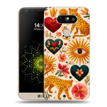 Пластиковый чехол на LG G5 с принтом Модный принт Пластиковый чехол на LG G5 с принтом Модный принт
