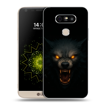 Пластиковый чехол на LG G5 с принтом Волк Пластиковый чехол на LG G5 с принтом Волк