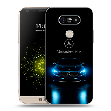 Пластиковый чехол на LG G5 с принтом Mercedes Мерседес Пластиковый чехол на LG G5 с принтом Mercedes Мерседес