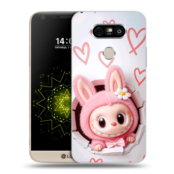 Пластиковый чехол на LG G5 с принтом Labubu Лабубу Пластиковый чехол на LG G5 с принтом Labubu Лабубу