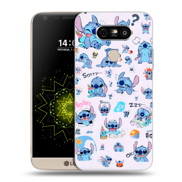 Пластиковый чехол на LG G5 с принтом Лило и Стич Пластиковый чехол на LG G5 с принтом Лило и Стич