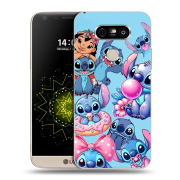 Пластиковый чехол на LG G5 с принтом Лило и Стич Пластиковый чехол на LG G5 с принтом Лило и Стич