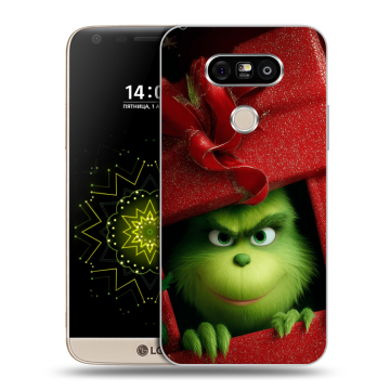 Пластиковый чехол на LG G5 с принтом Новый год Пластиковый чехол на LG G5 с принтом Новый год