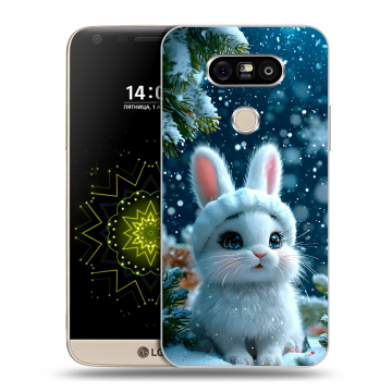 Пластиковый чехол на LG G5 с принтом Новый год Пластиковый чехол на LG G5 с принтом Новый год