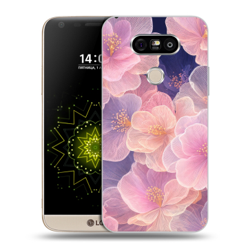 Пластиковый чехол на LG G5 с принтом женский Пластиковый чехол на LG G5 с принтом женский