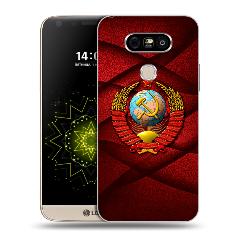 Пластиковый чехол на LG G5 с принтом Герб СССР Пластиковый чехол на LG G5 с принтом Герб СССР