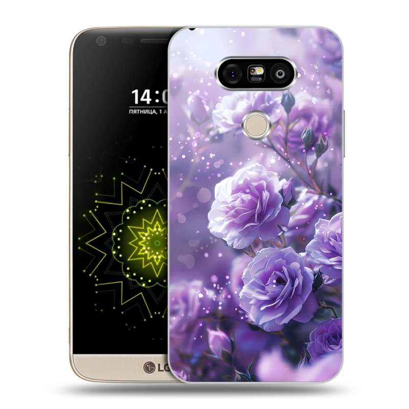 Пластиковый чехол на LG G5 с принтом Розы цветы Пластиковый чехол на LG G5 с принтом Розы цветы
