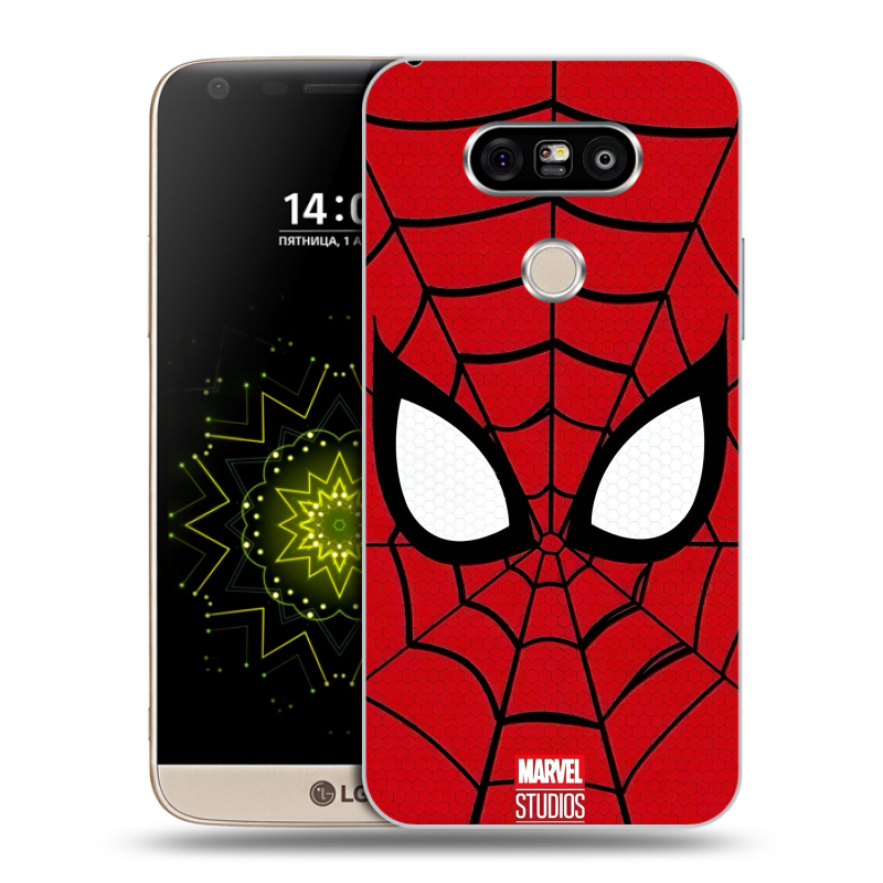 Пластиковый чехол на LG G5 с принтом человек паук spiderman Пластиковый чехол на LG G5 с принтом человек паук spiderman