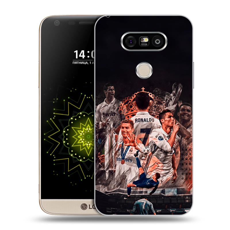 Пластиковый чехол на LG G5 с принтом Реал Роналдо Real Ronaldo Пластиковый чехол на LG G5 с принтом Реал Роналдо Real Ronaldo