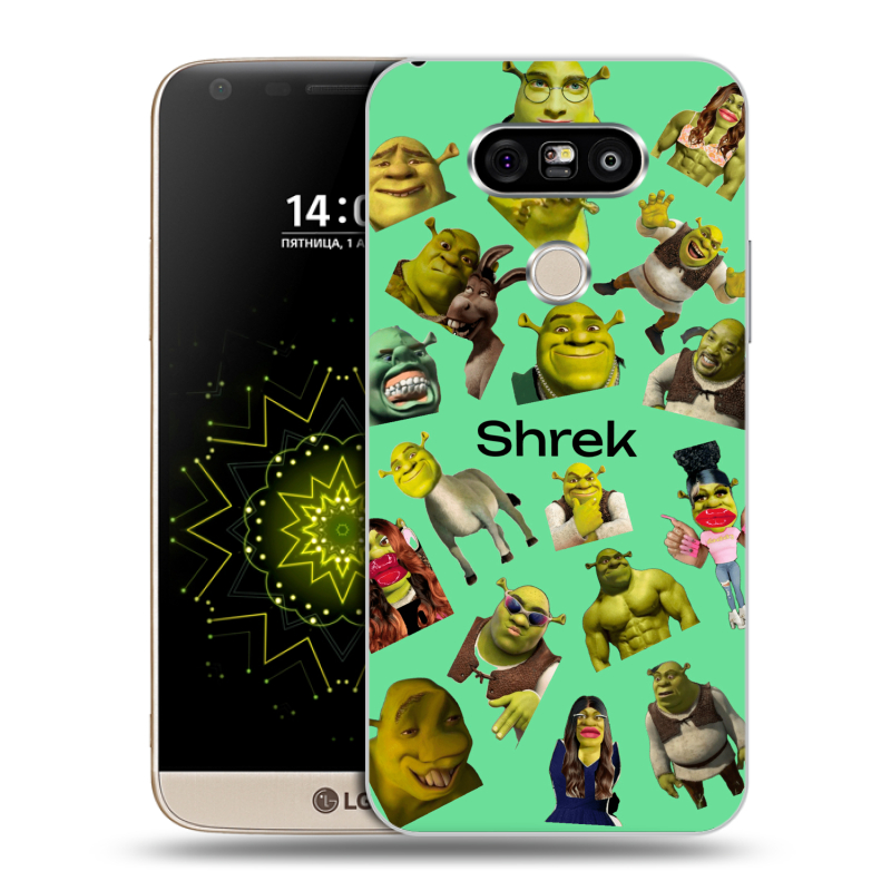 Пластиковый чехол на LG G5 с принтом Шрек Shrek Пластиковый чехол на LG G5 с принтом Шрек Shrek