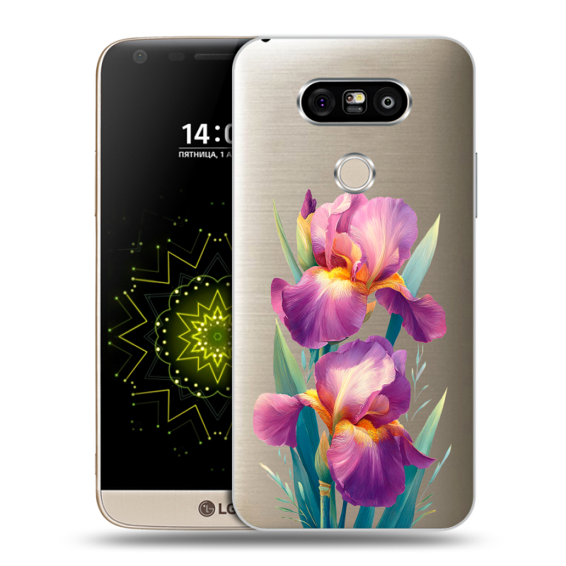 Пластиковый чехол на LG G5 с принтом Цветы орхидеи Пластиковый чехол на LG G5 с принтом Цветы орхидеи