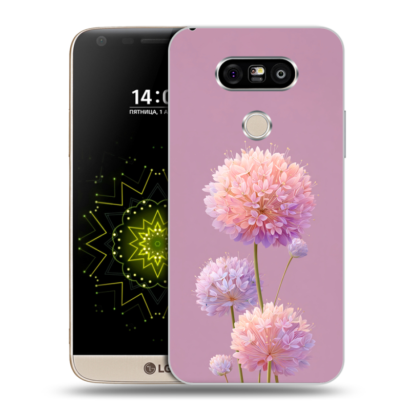 Пластиковый чехол на LG G5 с принтом Цветы Пластиковый чехол на LG G5 с принтом Цветы