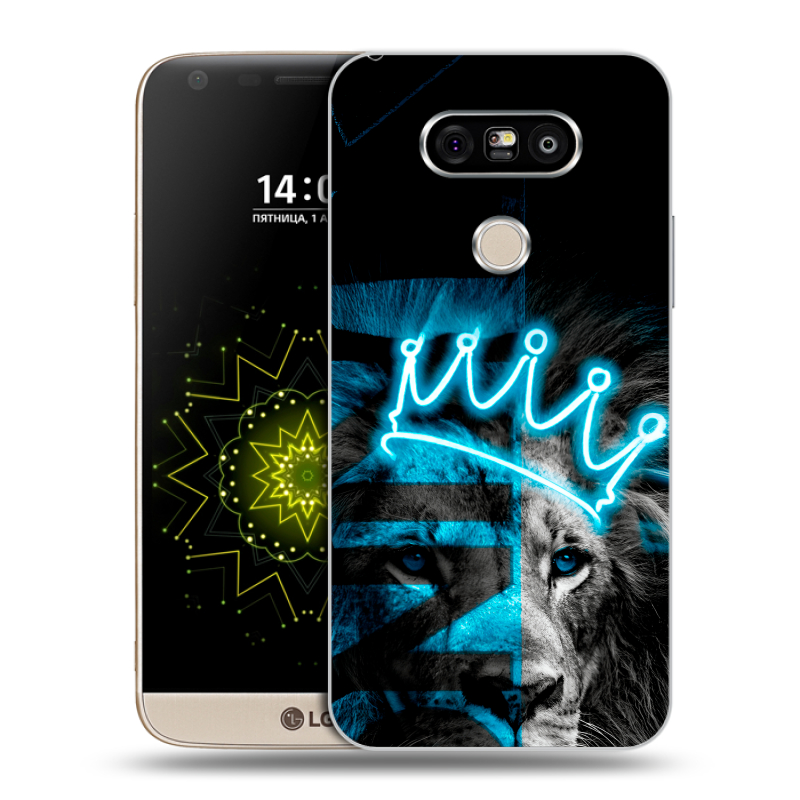 Пластиковый чехол на LG G5 с принтом Король лев Пластиковый чехол на LG G5 с принтом Король лев