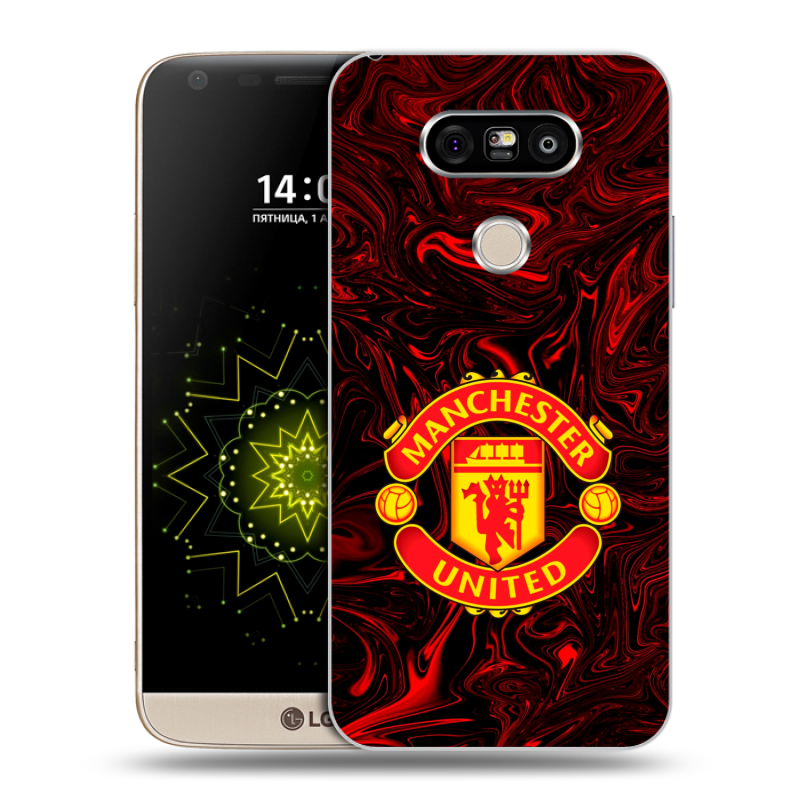Пластиковый чехол на LG G5 с принтом Manchester United Пластиковый чехол на LG G5 с принтом Manchester United
