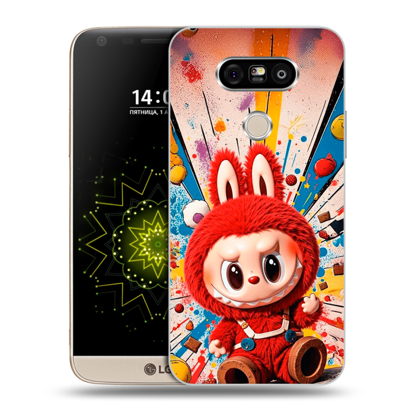 Пластиковый чехол на LG G5 с принтом Labubu Лабубу Пластиковый чехол на LG G5 с принтом Labubu Лабубу