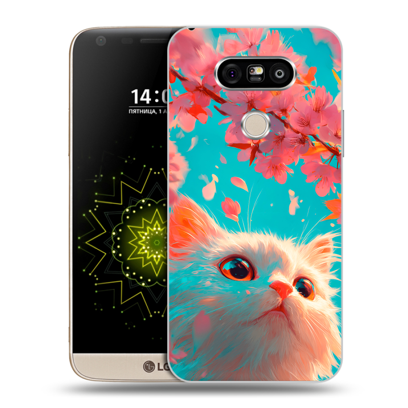 Пластиковый чехол на LG G5 с принтом Красивый кот Пластиковый чехол на LG G5 с принтом Красивый кот