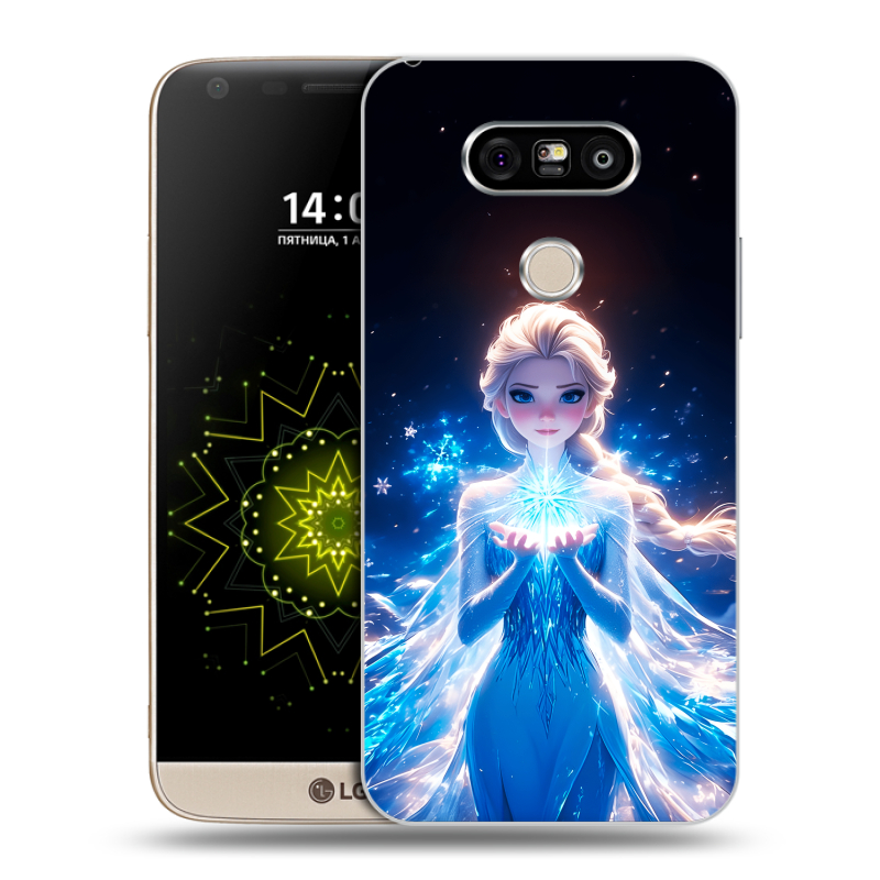 Пластиковый чехол на LG G5 с принтом Холодное сердце Frozen Пластиковый чехол на LG G5 с принтом Холодное сердце Frozen