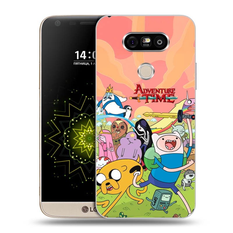 Пластиковый чехол на LG G5 с принтом Adventure time Время приключений Пластиковый чехол на LG G5 с принтом Adventure time Время приключений