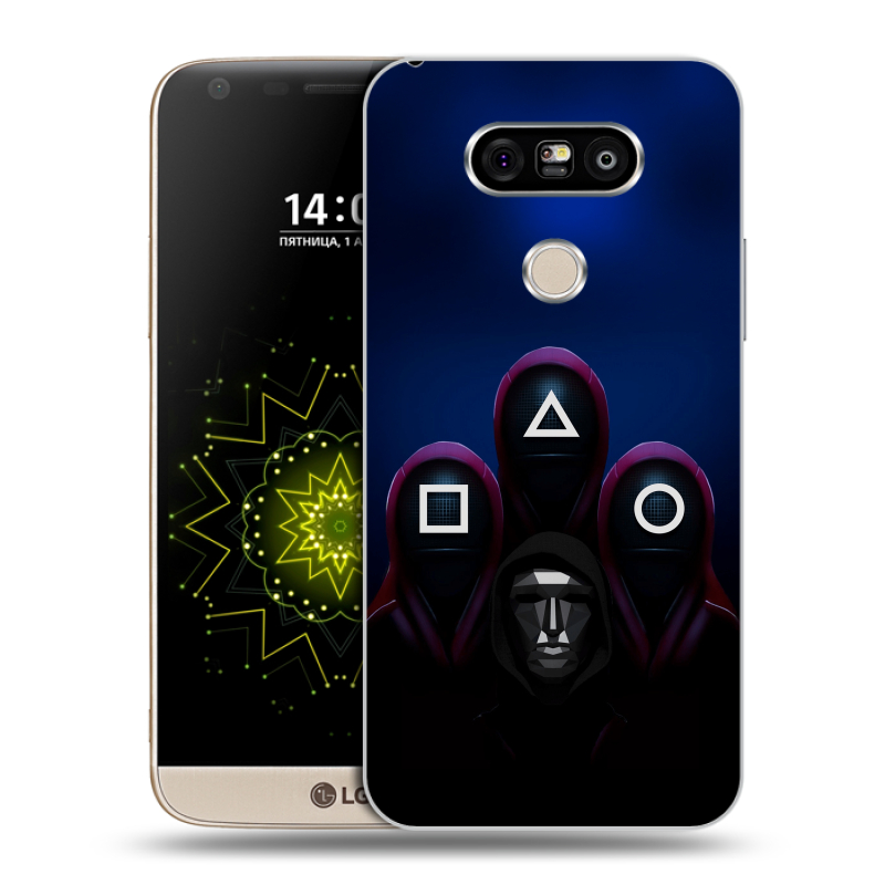 Пластиковый чехол на LG G5 с принтом Игра Кальмара Пластиковый чехол на LG G5 с принтом Игра Кальмара