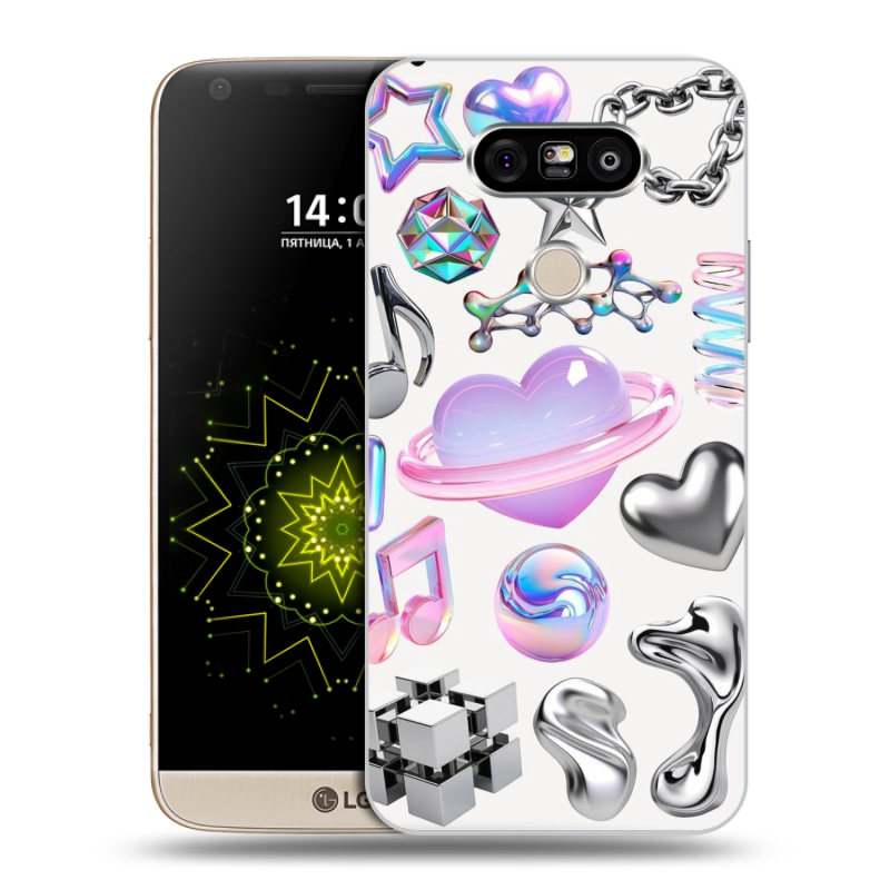 Пластиковый чехол на LG G5 с принтом Y2K Пластиковый чехол на LG G5 с принтом Y2K