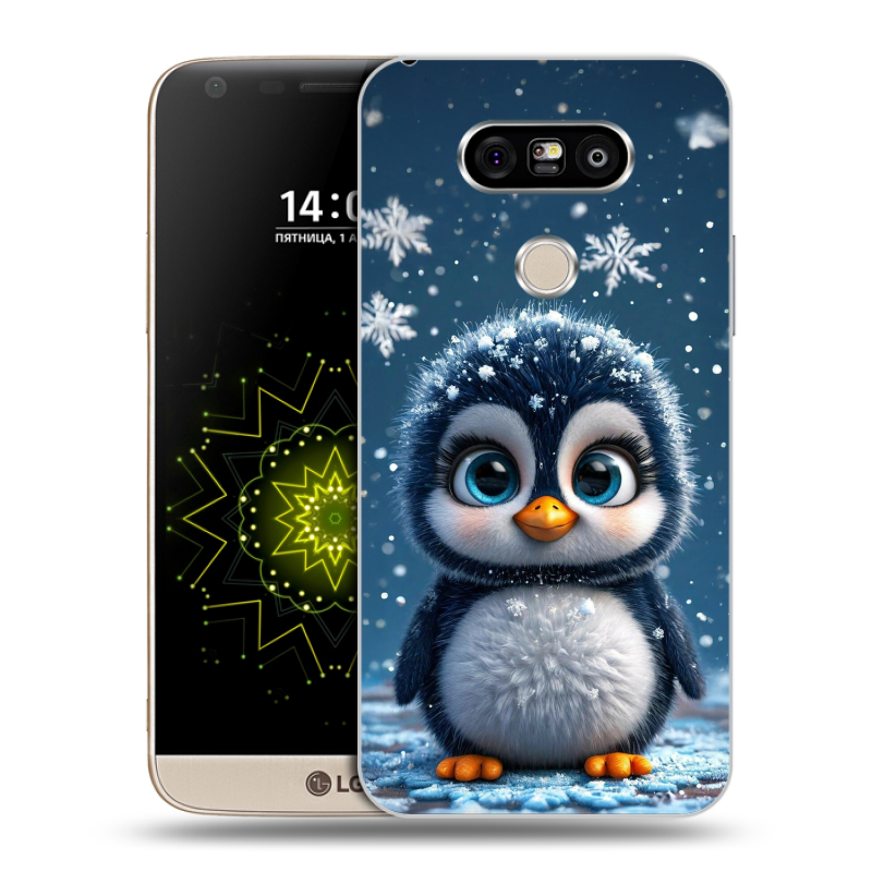 Пластиковый чехол на LG G5 с принтом Новый год Пластиковый чехол на LG G5 с принтом Новый год