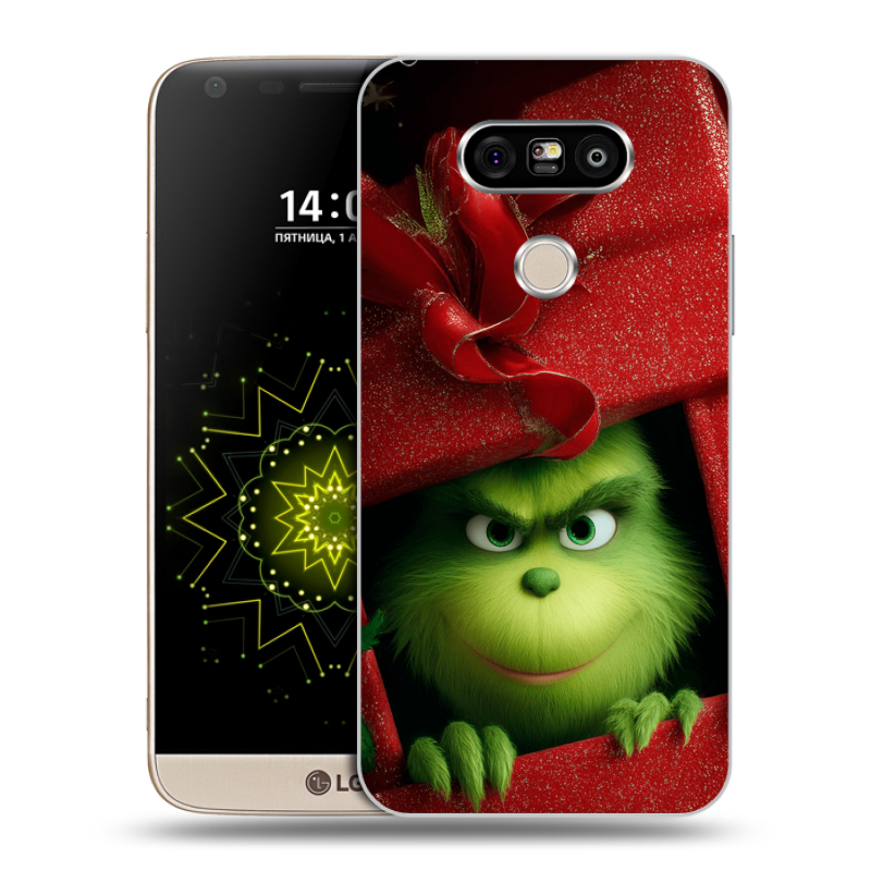 Пластиковый чехол на LG G5 с принтом Новый год Пластиковый чехол на LG G5 с принтом Новый год