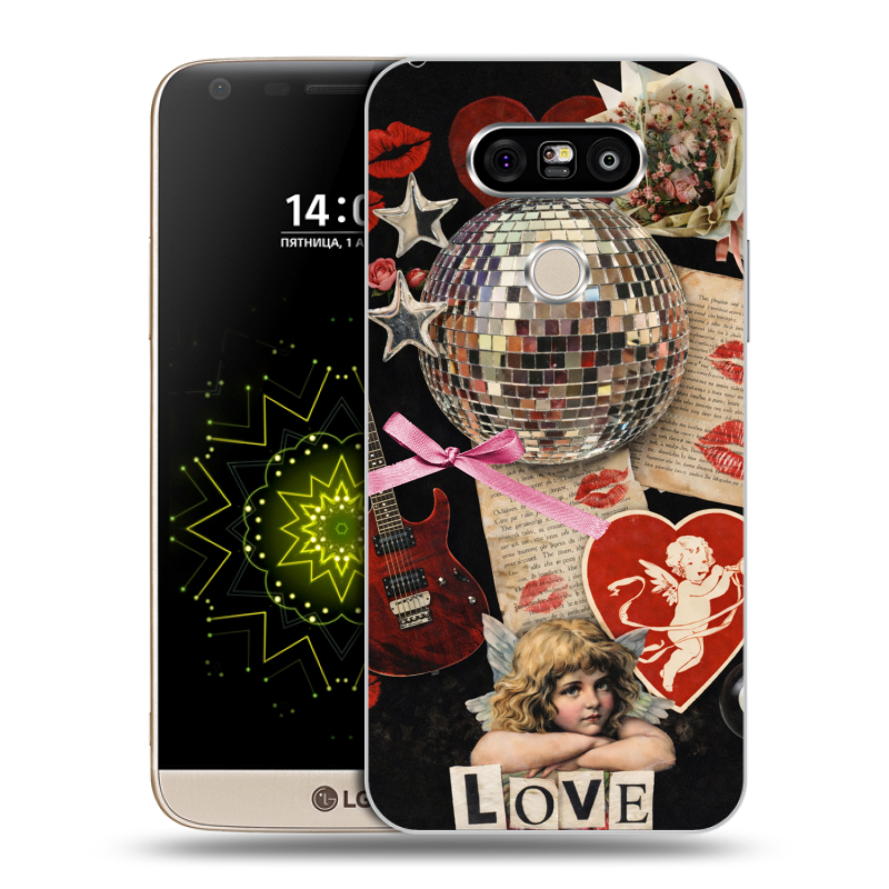 Пластиковый чехол на LG G5 с принтом для девочек Пластиковый чехол на LG G5 с принтом для девочек