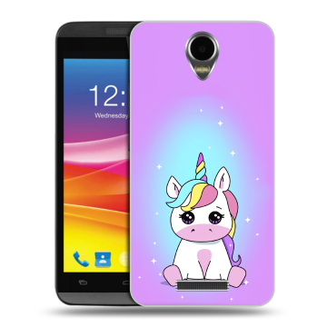 Силиконовый чехол на Micromax Canvas Power с принтом Единорог Силиконовый чехол на Micromax Canvas Power с принтом Единорог