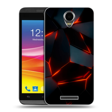 Силиконовый чехол на Micromax Canvas Power с принтом Яркие абстракции Силиконовый чехол на Micromax Canvas Power с принтом Яркие абстракции