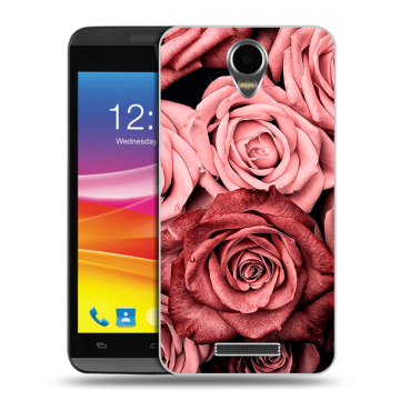 Силиконовый чехол на Micromax Canvas Power с принтом Цветы розы Силиконовый чехол на Micromax Canvas Power с принтом Цветы розы