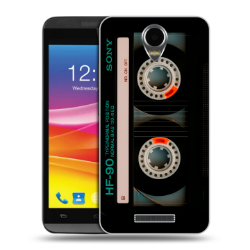 Силиконовый чехол на Micromax Canvas Power с принтом Кассета Силиконовый чехол на Micromax Canvas Power с принтом Кассета