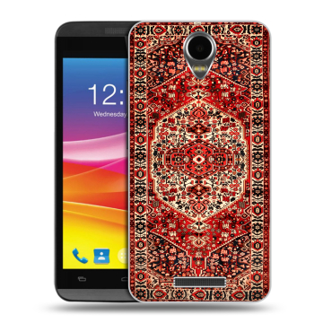 Силиконовый чехол на Micromax Canvas Power с принтом Ковер