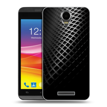 Силиконовый чехол на Micromax Canvas Power с принтом Текстура металла Силиконовый чехол на Micromax Canvas Power с принтом Текстура металла