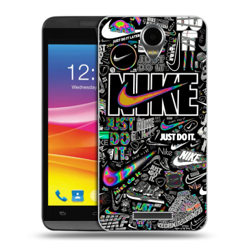 Силиконовый чехол на Micromax Canvas Power с принтом Найк Силиконовый чехол на Micromax Canvas Power с принтом Найк