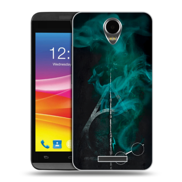 Силиконовый чехол на Micromax Canvas Power с принтом Гарри Поттер Harry Potter