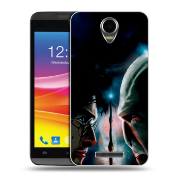 Силиконовый чехол на Micromax Canvas Power с принтом Гарри Поттер Harry Potter