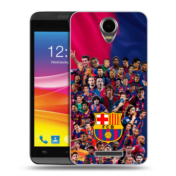 Силиконовый чехол на Micromax Canvas Power с принтом Барселона Barcelona