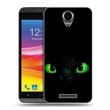 Силиконовый чехол на Micromax Canvas Power с принтом Как приручить дракона