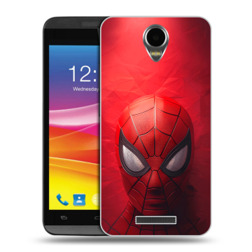 Силиконовый чехол на Micromax Canvas Power с принтом Spiderman Человек паук Силиконовый чехол на Micromax Canvas Power с принтом Spiderman Человек паук