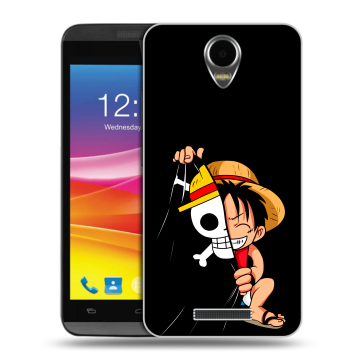 Силиконовый чехол на Micromax Canvas Power с принтом One Piece Ван Пис